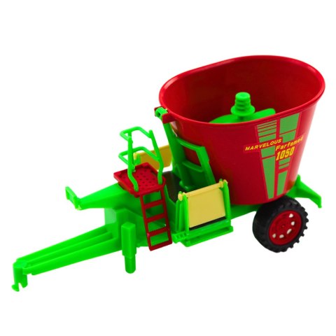 Zestaw Traktor Rolniczy Przyczepa Wywrotka Wóz Paszowy LEAN Toys Zestaw Traktor Rolniczy Przyczepa Wywrotka Wóz Paszowy LEAN Toys