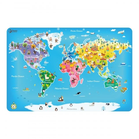 Classic World Puzzle Mapa Świata Classic World Classic World Puzzle Mapa Świata Classic World