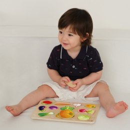 CLASSIC WORLD Drewniana Układanka Montessori Warzyw Classic World