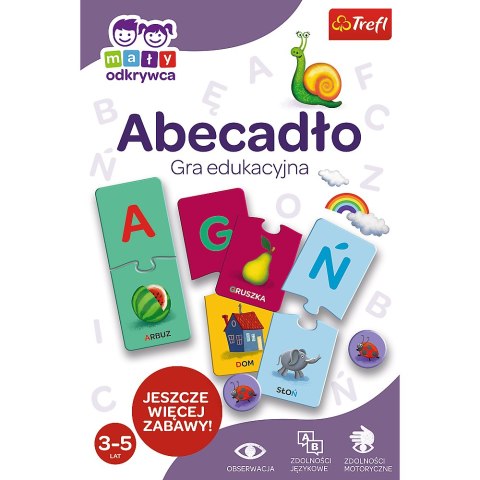Gra Edukacyjna dla dzieci Abecadło Mały Odkrywca Trefl 01945 Trefl Gry Gra Edukacyjna dla dzieci Abecadło Mały Odkrywca Trefl 01945 Trefl Gry