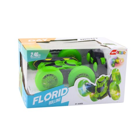 Samochód Kaskaderski Auto Zdalnie Sterowane RC 360° Zielony LEAN Toys Samochód Kaskaderski Auto Zdalnie Sterowane RC 360° Zielony LEAN Toys