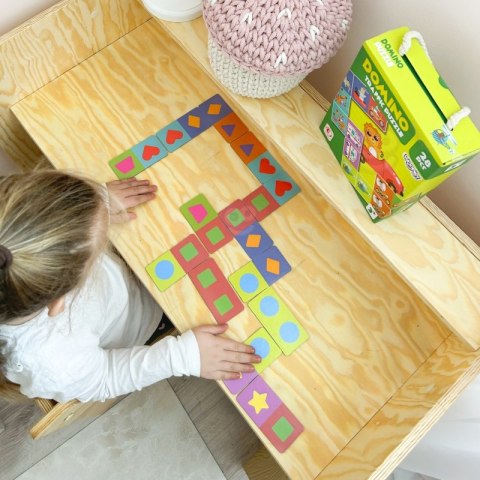 WOOPIE Gra Edukacyjna Transport Zwierzęta Puzzle Domino Montessori Woopie WOOPIE Gra Edukacyjna Transport Zwierzęta Puzzle Domino Montessori Woopie