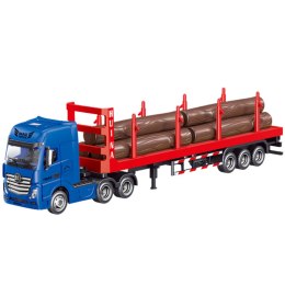 Ciężarówka Transport Drewna Metalowa Huina 1:50 Czerwona HUINA