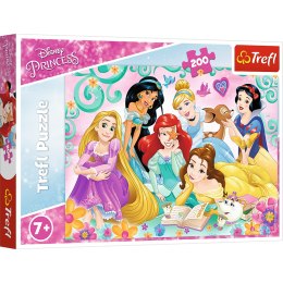 Puzzle - 200 - Radosny świat księżniczek - Disney Princess Trefl 13268 Trefl Puzzle