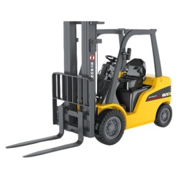 Wózek Widłowy Metalowy Ruchome Widły Huina Żółty 1:50 HUINA