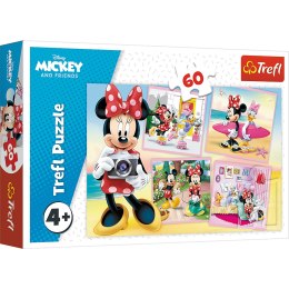 Puzzle - 60 - Urocza Minnie - Disney Minnie Trefl 17360 Trefl Puzzle