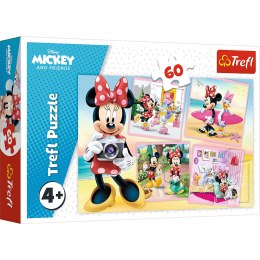 Puzzle - 60 - Urocza Minnie - Disney Minnie Trefl 17360 Trefl Puzzle