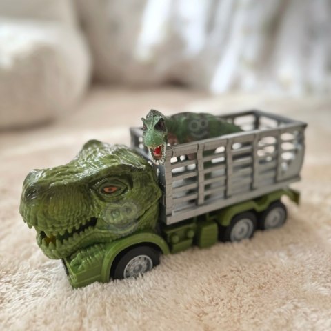 WOOPIE Samochód Zdalnie Sterowany RC Dinozaur Zielony + Figurka Woopie WOOPIE Samochód Zdalnie Sterowany RC Dinozaur Zielony + Figurka Woopie