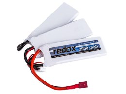 Akumulator Redox ASG 2000 mAh 11,1V 20C (rozdzielony) 1+1+1 Pakiet LiPo Redox