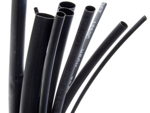 Rurka termokurczliwa Ø 10,0 mm, 1 mb - czarna - MSP MSP Rurka termokurczliwa Ø 10,0 mm, 1 mb - czarna - MSP MSP