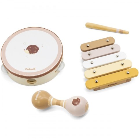 VIGA PolarB Zestaw Instrumentów Muzycznych Z Jeżykiem Viga Toys VIGA PolarB Zestaw Instrumentów Muzycznych Z Jeżykiem Viga Toys
