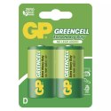 Bateria cynkowo-węglowa, D (R20), ogniwo typ D, 1.5V, GP, blistr, 2-pack, Greencell GP