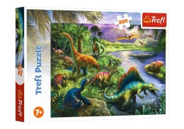 Puzzle - 200 - Drapieżne dinozaury - Trefl - 13281 Trefl Puzzle