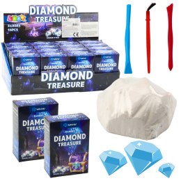 Zestaw Kreatywny Wykopaliska Diamentów Pudełko Niespodzianka LEAN Toys