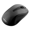 A4tech Mysz G3-280N, 1000DPI, 2.4 GHz, optyczna, 3kl., 1 scroll, bezprzewodowa, czarna, 1 szt AA, klasyczna, V-Track