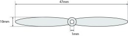 Tylne Śmigło Tail Blade Łopata (342) Pióro