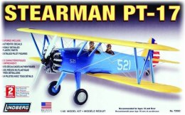 Model Plastikowy Do Sklejania Lindberg (USA) Samolot Stearman PT-17