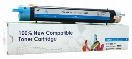 Toner Cartridge Web Cyan Xerox 6350 zamiennik 106R01144