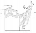 Uchwyt ścienny TV ze standardem VESA