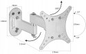Uchwyt wieszak do telewizora ścienny