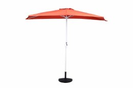 Parasol ogrodowy półokrągły terakota 2,7 m