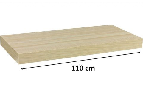 Półka ścienna STILISTA Volato w kolorze jasnego drewna110cm Stilista