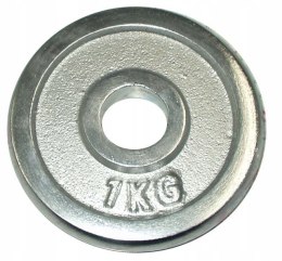 Talerz chromowany do sztangi 1 kg 30 mm