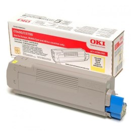 OKI oryginalny toner 43381905, yellow, 2000s, OKI C5600, 5700