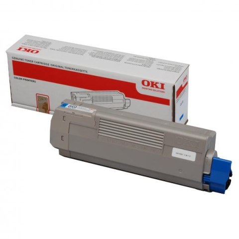 OKI oryginalny toner 44315307, cyan, 6000s, OKI C610