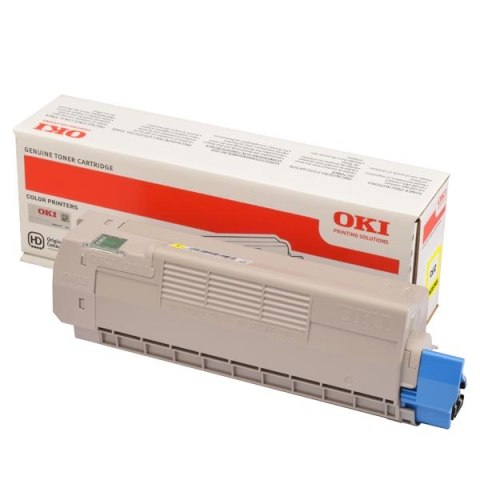 OKI oryginalny toner 46507505, yellow, 6000s, OKI C612