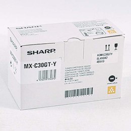 Sharp oryginalny toner MX-C30GTY, yellow, 6000s, Sharp MX-C250FE/C300WE