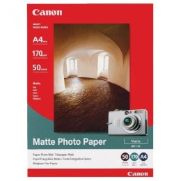 Canon Matte Photo Paper, foto papier, matowy, biały, A4, 170 g/m2, 50 szt., MP-101 A4, atrament