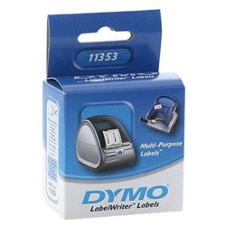 Dymo etykiety papierowe 25mm x 13mm, białe, wielofunkcyjny, 1000 szt., 11353, S0722530