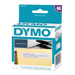 Dymo etykiety papierowe 51mm x 19mm, białe, wielofunkcyjny, 500 szt., 11355, S0722550