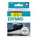 Dymo oryginalny taśma do drukarek etykiet, Dymo, 40918, S0720730, czarny druk/żółty podkład, 7m, 9mm, D1