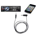 Audio Hands free kabel, Jack (3,5mm) M (4-polový)-Jack (3,5mm) M, 1.2, stereo, czarny, do iPhone,iPad