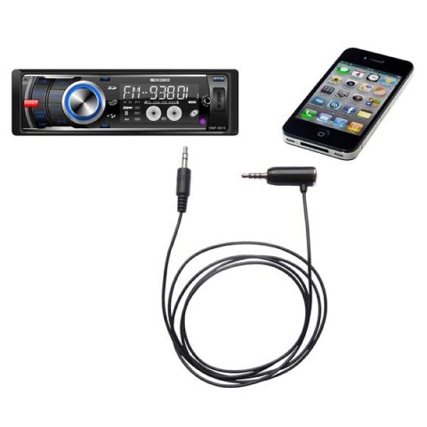 Audio Hands free kabel, Jack (3,5mm) M (4-polový)-Jack (3,5mm) M, 1.2, stereo, czarny, do iPhone,iPad Audio Hands free kabel, Jack (3,5mm) M (4-polový)-Jack (3,5mm) M, 1.2, stereo, czarny, do iPhone,iPad