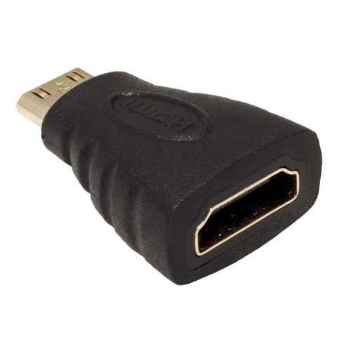 Audio/video Redukcja, HDMI F-HDMI (mini) M, 0, czarna Audio/video Redukcja, HDMI F-HDMI (mini) M, 0, czarna