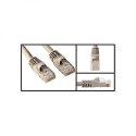 FTP patchcord, Cat.5e, RJ45 M-3m, chroniony, szary, economy