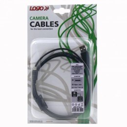 Kabel USB (2.0) USB A M- 12 pin M 1.8m czarny Logo blistr OLYMPUS