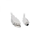 Kabel USB (2.0) USB A M- 4 pin M 1.7m czarny Logo blistr