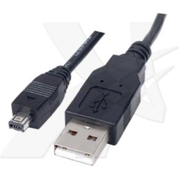 Kabel USB (2.0) USB A M- 4 pin M 1.8m czarny HIROSE