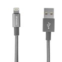 Kabel USB (2.0) USB A M- Apple Lightning M 1m reversible szary Verbatim box 48860