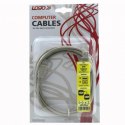 Kabel USB (2.0) USB A M- USB A F 1.8m czarny Logo blistr