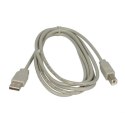 Kabel USB (2.0) USB A M- USB B M 1.8m czarny Logo cena za 1 szt.