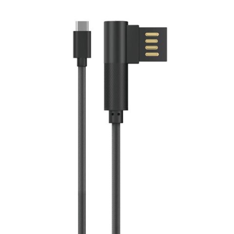 Kabel USB (2.0) USB A M- USB C M 1m okrągły czarny DA Marvo box DT0012TGY