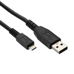 Kabel USB (2.0) USB A M- USB micro M 1.8m czarny Logo Economy