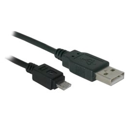 Kabel USB (2.0) USB A M- USB micro M 1.8m czarny Logo blistr