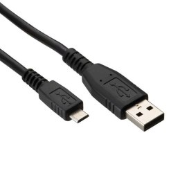 Kabel USB (2.0) USB A M- USB micro M 3m czarny