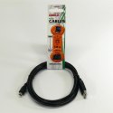Kabel USB (2.0) USB A M- USB mini M (5 pin) 2m czarny Logo cena za 1 szt.